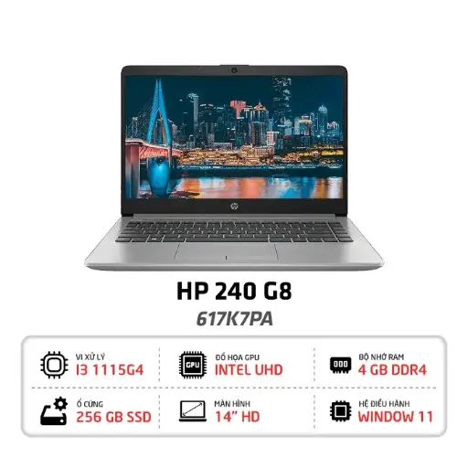 Laptop HP 240 G8 617K7PA | i3 1115G4