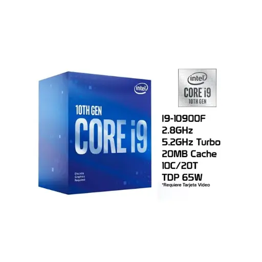 CPU Intel Core I9 10900F | LGA1200, Turbo 5.20 GHz, 10C/20T, 20MB