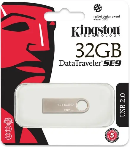 USB KINGSTON DATATRAVELER SE9 32GB (METAL CASING) – DTSE9H/32GB